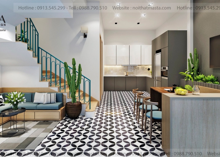 Thiết kế nội thất căn hộ chị Trang, Đà Nẵng